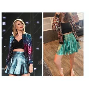 Taylor Swift Eras Tour Outfit Size Medium (3 Pieces: Jacket, Tank, Skirt)